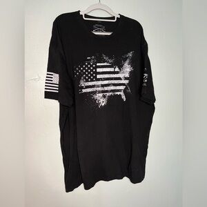 Grunt Style American flag United States t-shirt